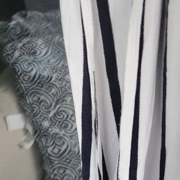 Bershka Nautical Maxi Tie Back Maxi Dress - Picture 4 of 8